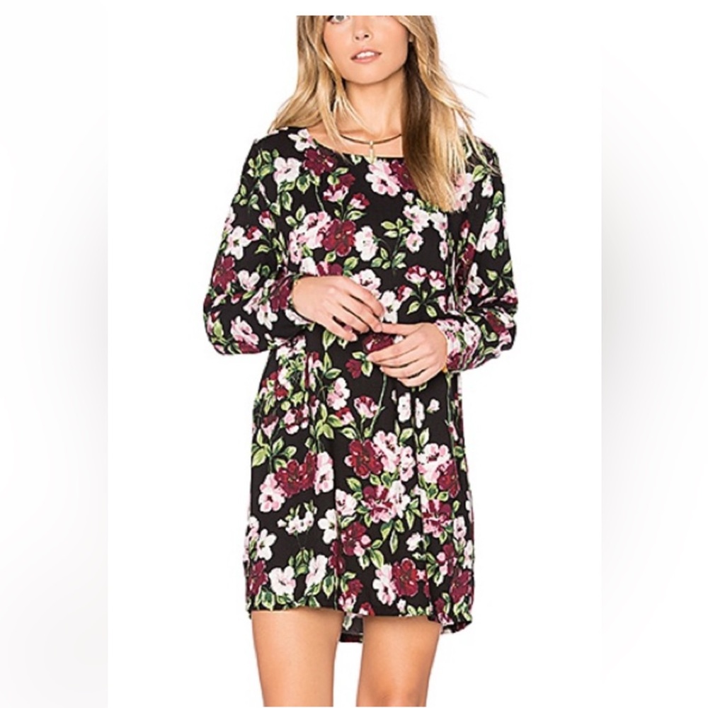 New Michael Lauren floral shift dress size Large